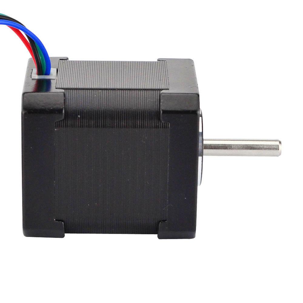 Nema17 Stepper Motor 48mm 42 Motor Full D-cut Shaft Nema 17 Step Motor 59Ncm 2A 4-lead w/ 1m Cable & Connector