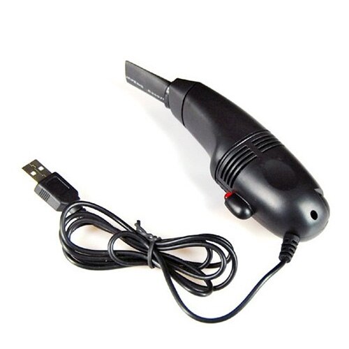 Mini usb dammsugare tangentbord dammsugare för bärbar dator - familjekontor pc tangentbordsrengörare verktyg-svart