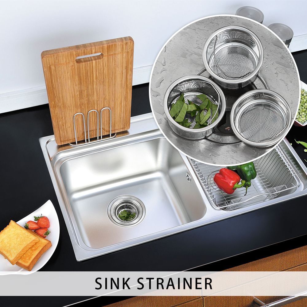 Aggiornamento scolapiatti in acciaio inox pulizia roba copertura cibo tappo per capelli tappo filtro cestello lavello colino colino