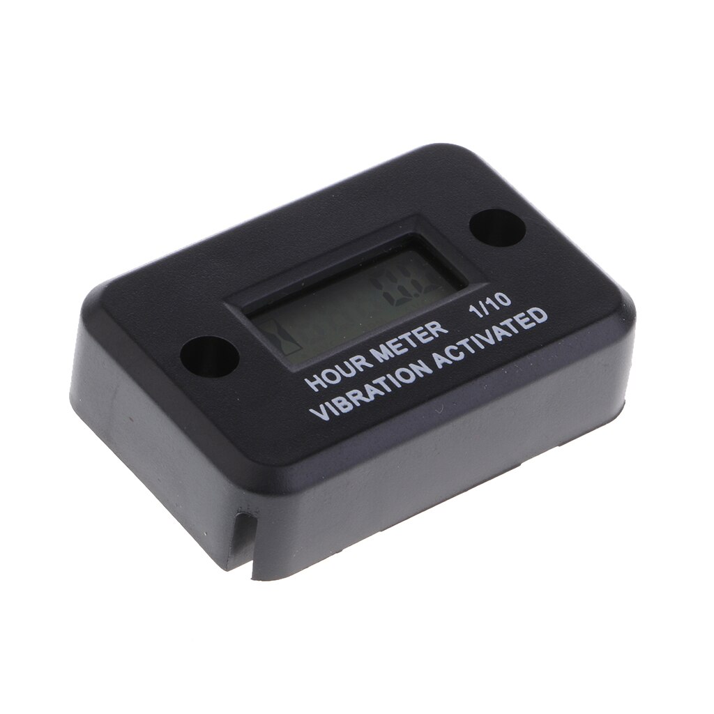 Digital LCD Display Vibration Hour Meter For Motor ATV Motocross