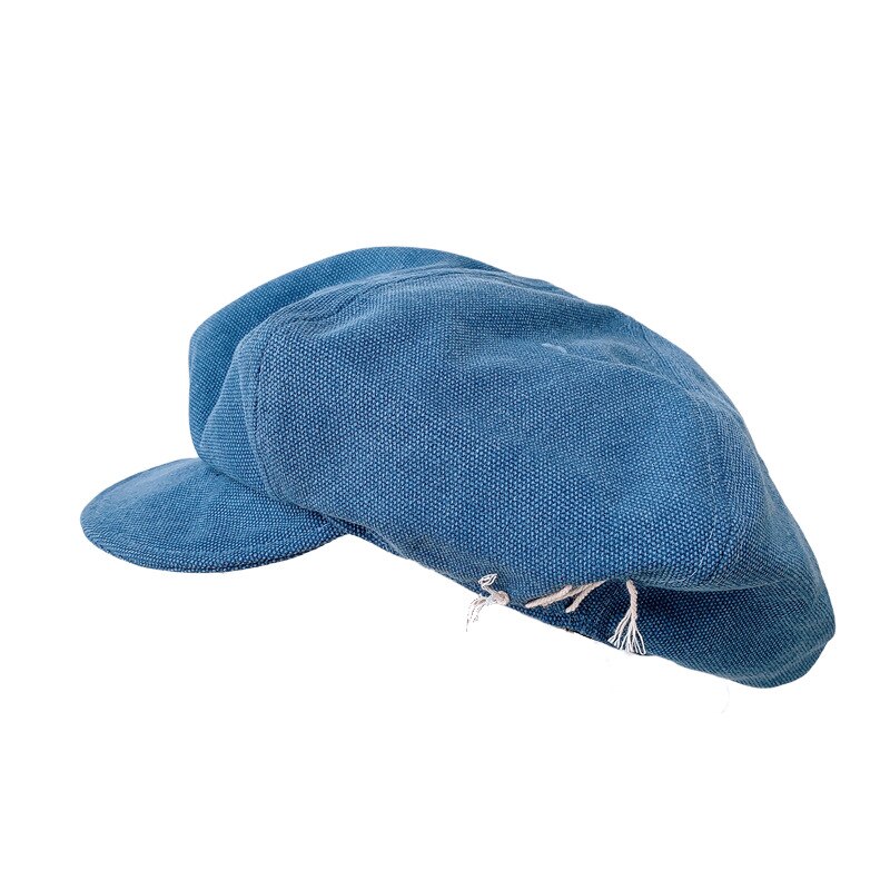 Spring Painter Hat Female Japanese Lady Cloud Hat Beret Autumn Retro Cotton Linen Newsboy Hat Octagonal Hat