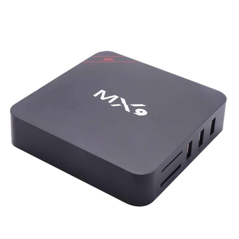 Tv Box MX9 4K Quad Core 1Gb 8Gb Android 4.4 Tv Box 2.0 Hd Hdmi Sd slot 2.4Ghz Wifi Set Top Box Media Player Eu Plug