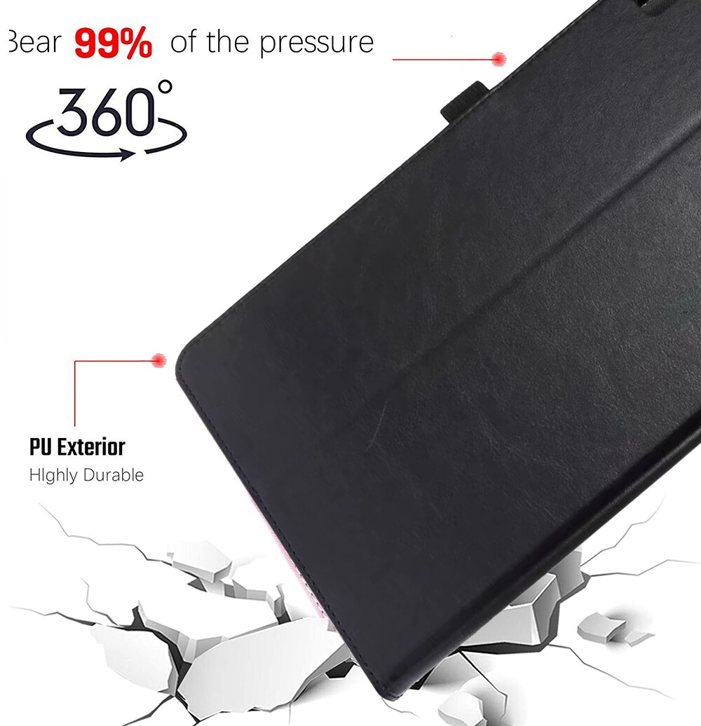 For Huawei MatePad 10.4 " BAH3-W09/L09/00 Case PU Flip Stand Cover for Huawei Honor MatePad Pad V6 10.4 KRJ-W09/AN00 Tablet