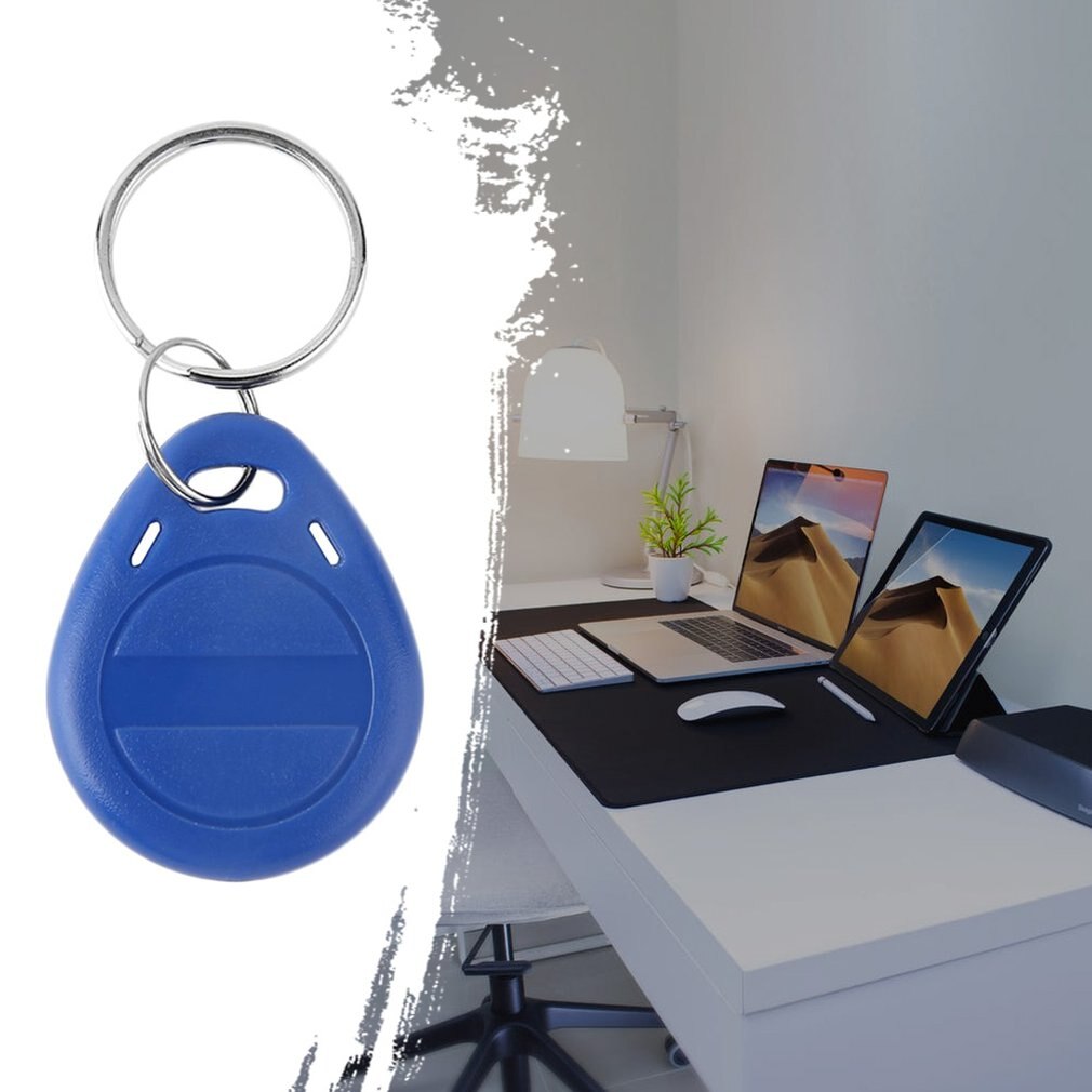 100 Pcs T5577 Em4305 Duplicator Clone Copy 125khz Rfid Tag Porta Chave Card Sticker Keyring Token Ring Proximity Duplicate ACEHE