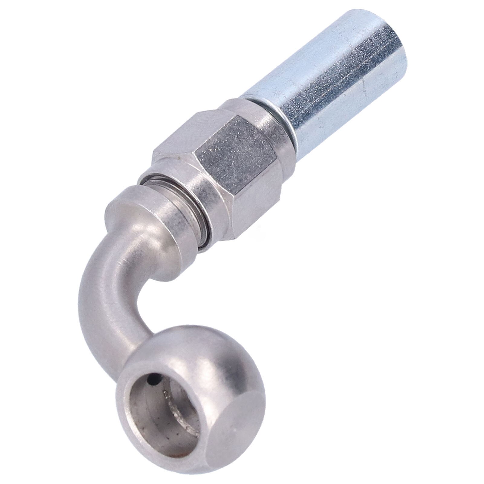Brake Line Banjo Fitting Stainless Steel Motorcycle Oil Hose Banjo Fitting for Modification