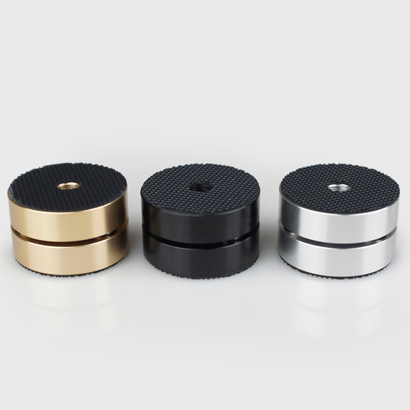 Suporte de alto-falante de áudio hifi, almofada de pé anti-choque, pés de isolamento de pico para amplificador, pré-amplificador dac, alto-falante, reprodutor de gravação de vinil