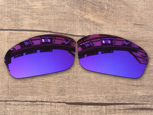 Vonxyz 20+ Color Choices Polarized Replacement Lenses for-Oakley Half Wire 2.0 Frame: Violet Mirror