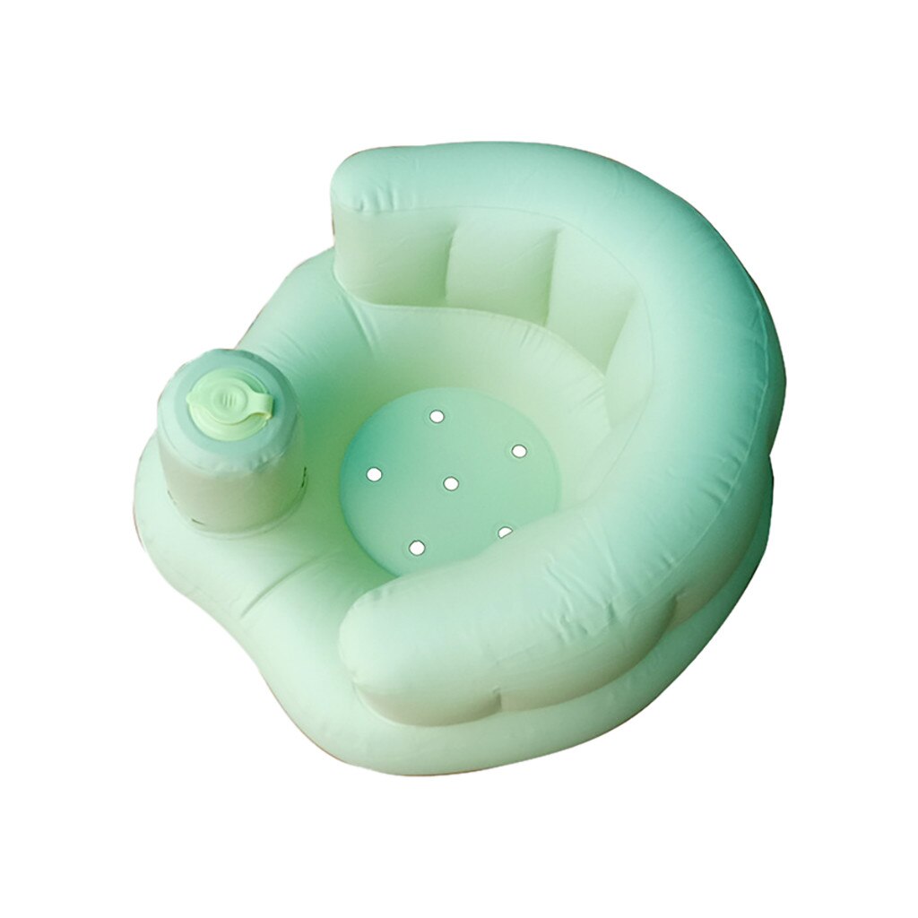 Newborn Baby Bathtub Inflation Bath Tub Ring Seat Infant Child Toddler Kids Anti Slip Safety Toy Bath Tub for Baby Cushion Mat