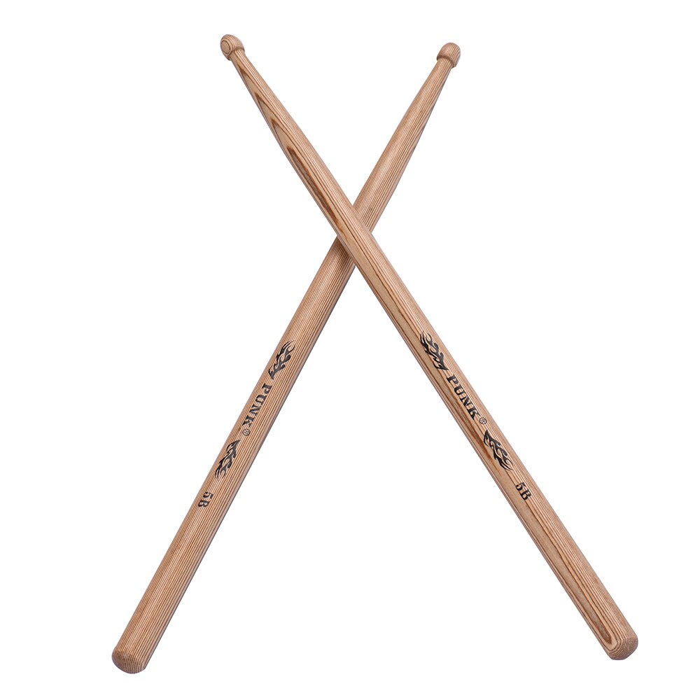 One Pair of 7A Wooden Drumsticks Drum Sticks Ash Wood Drum Set Accessories