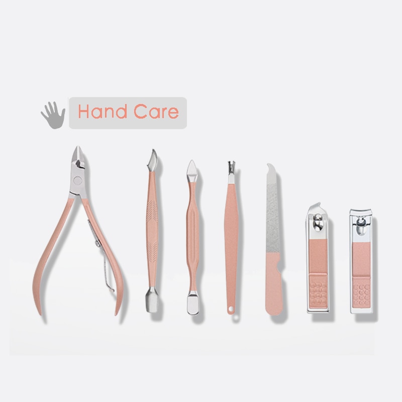 Nail Clipper tool Set Stainless Steel Nail Scissors Clipper Tweezer Tools Family Foot Hand Care Set
