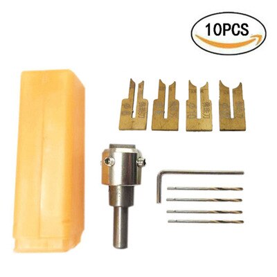 Multifunction Wood Bracelet Beads Ring Maker Drill Bit Milling Cutter Router Wooden Tool Set I.427448421