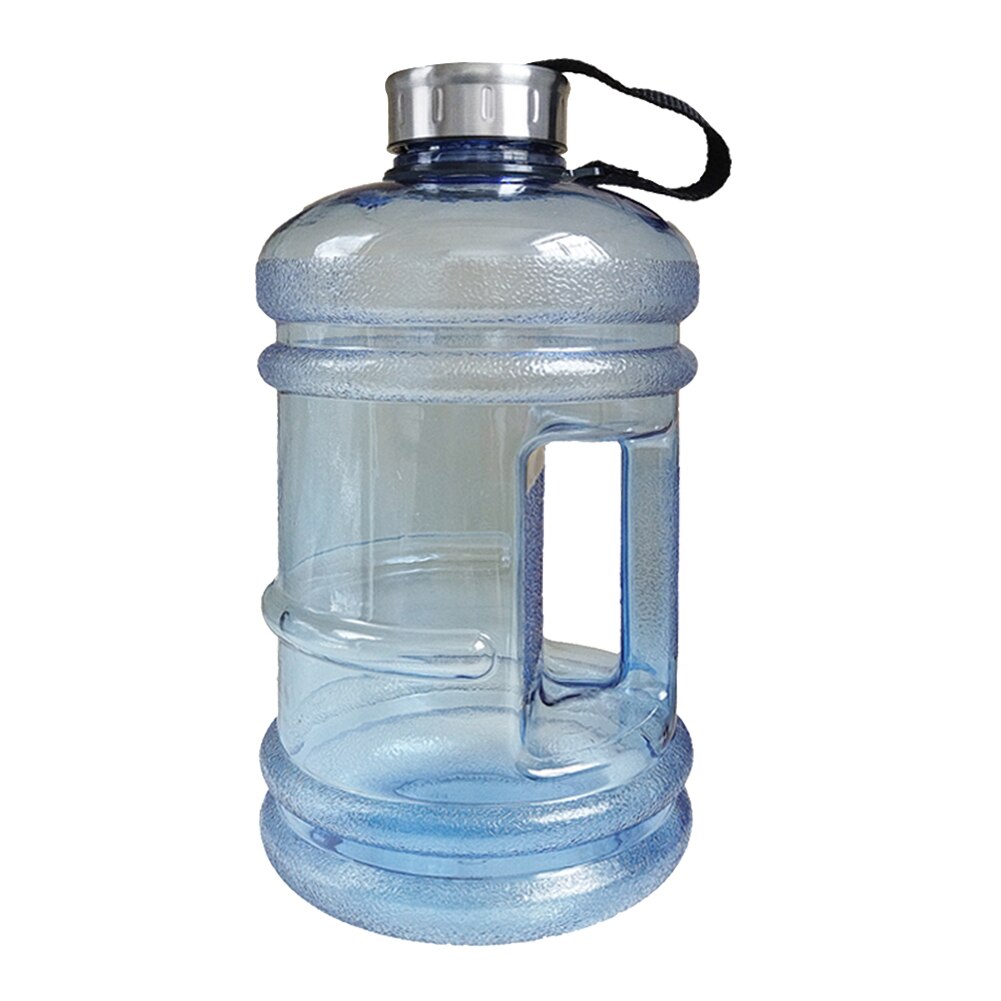 Botella de agua de gran capacidad para Fitness, vaso de plástico para entrenamiento, gimnasio al aire libre, 2,3 litros: Blue 02