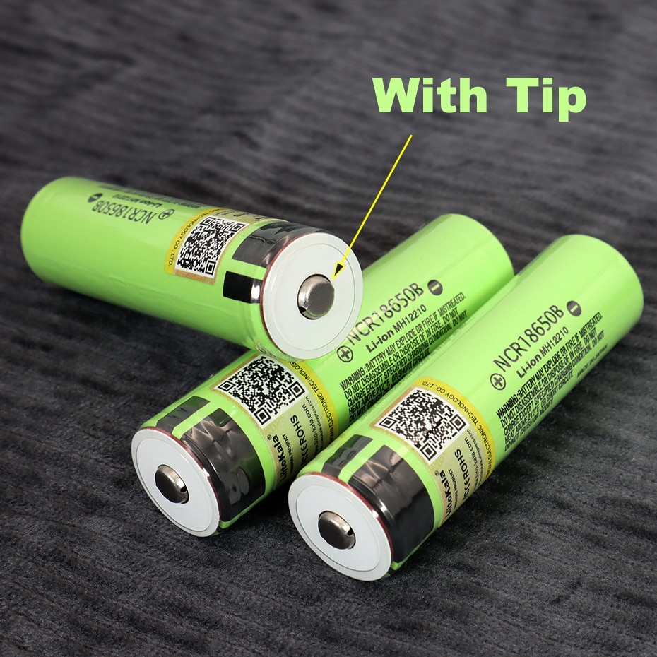 1-20PCS Liitokala original NCR18650B 3.7V 3400mAh 18650 rechargeable lithium battery for flashlight battery Bonus cap