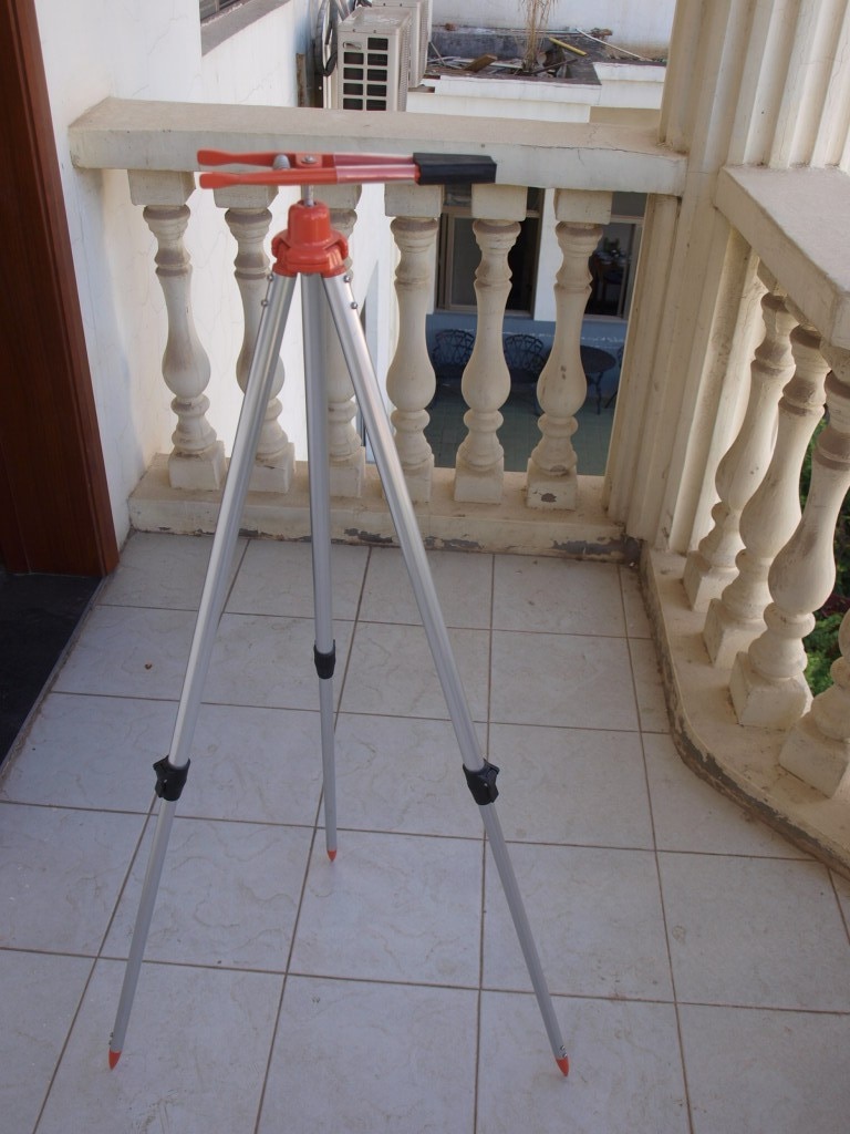 survey prism pole tripod with clip/ prism pole