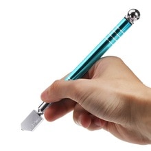 Glass Cutter Diamond Tipped DIY Glass Cutting Tool Glass Cutter Antislip Metal Handle 180mm for Hand Tool Glass Cutting DIY Tool