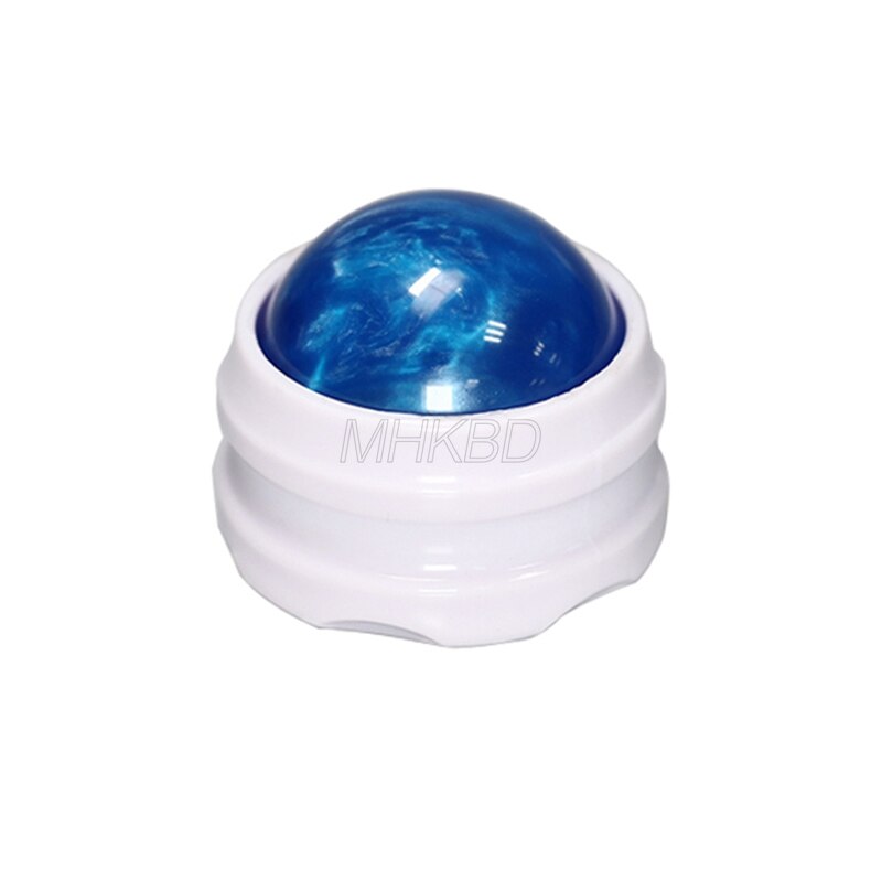 1 rodillo de bolas de masaje Manual muscular Control relajante músculos del cuerpo alivio del estrés Fitness aliviar la fatiga relajación herramientas: 1pc White Blue
