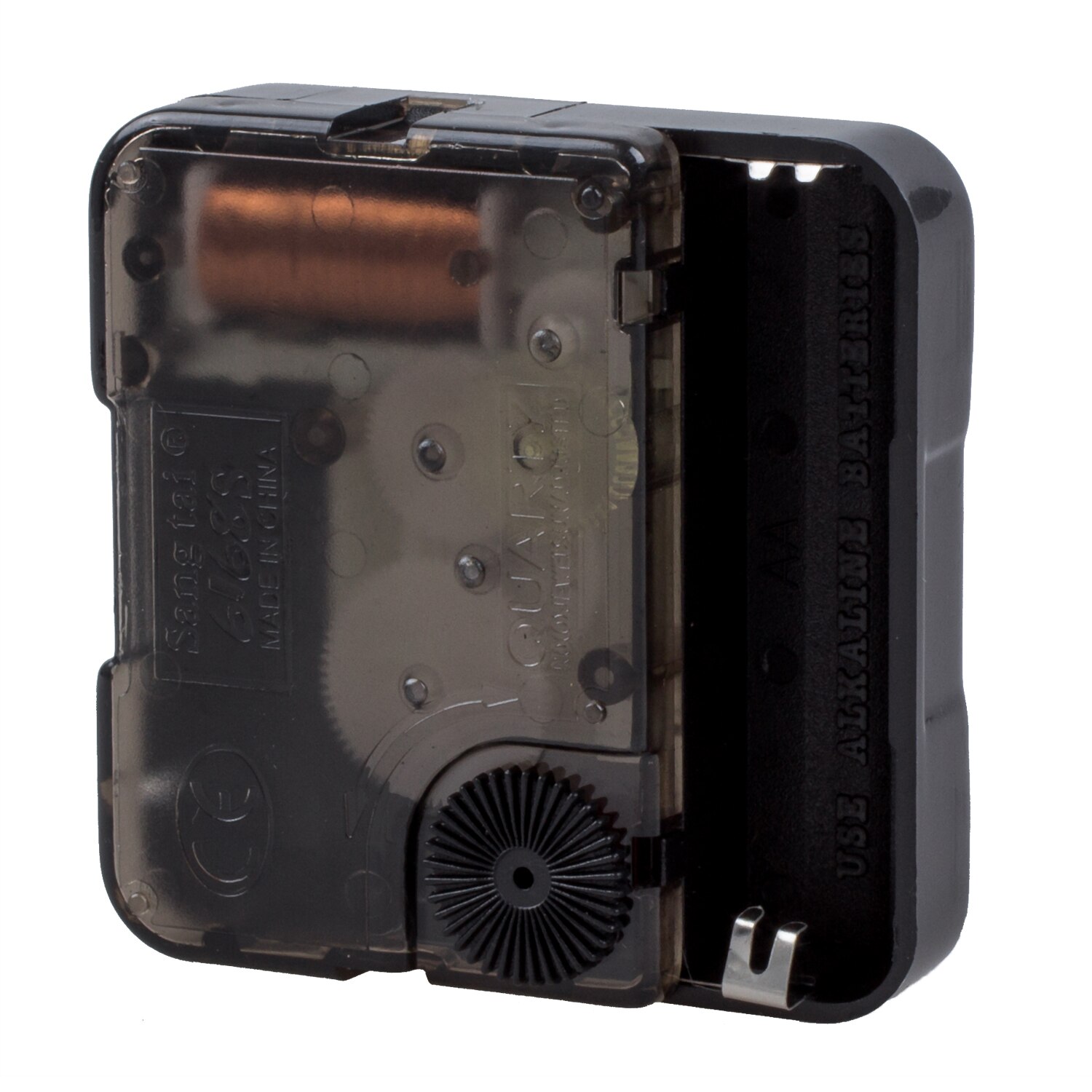 Quartz Clock Movement Mechanism DIY Repair Parts Black + Hands