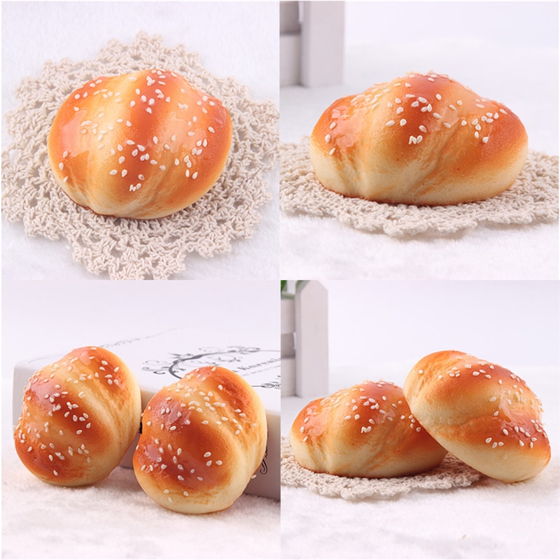 Cute Kawaii Squishy Buns Bread Pretend Play Kitchen Toys fragrancy Shape Marshmallow Bun toy