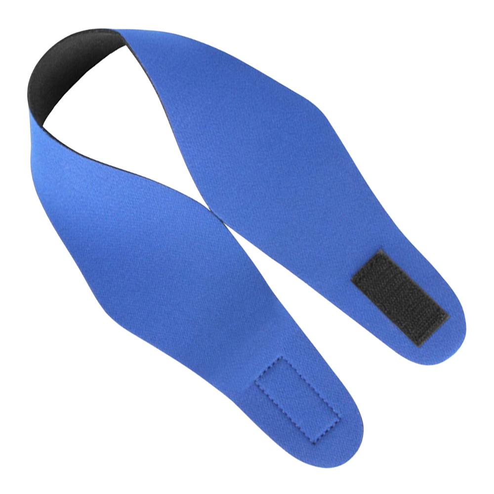 Neopren Schwimmen Stirnband Ohr Schutz Band Schweißband für Schwimmen Bade Surfen Sport Stirnband Gürtel Haar band: Blau / L