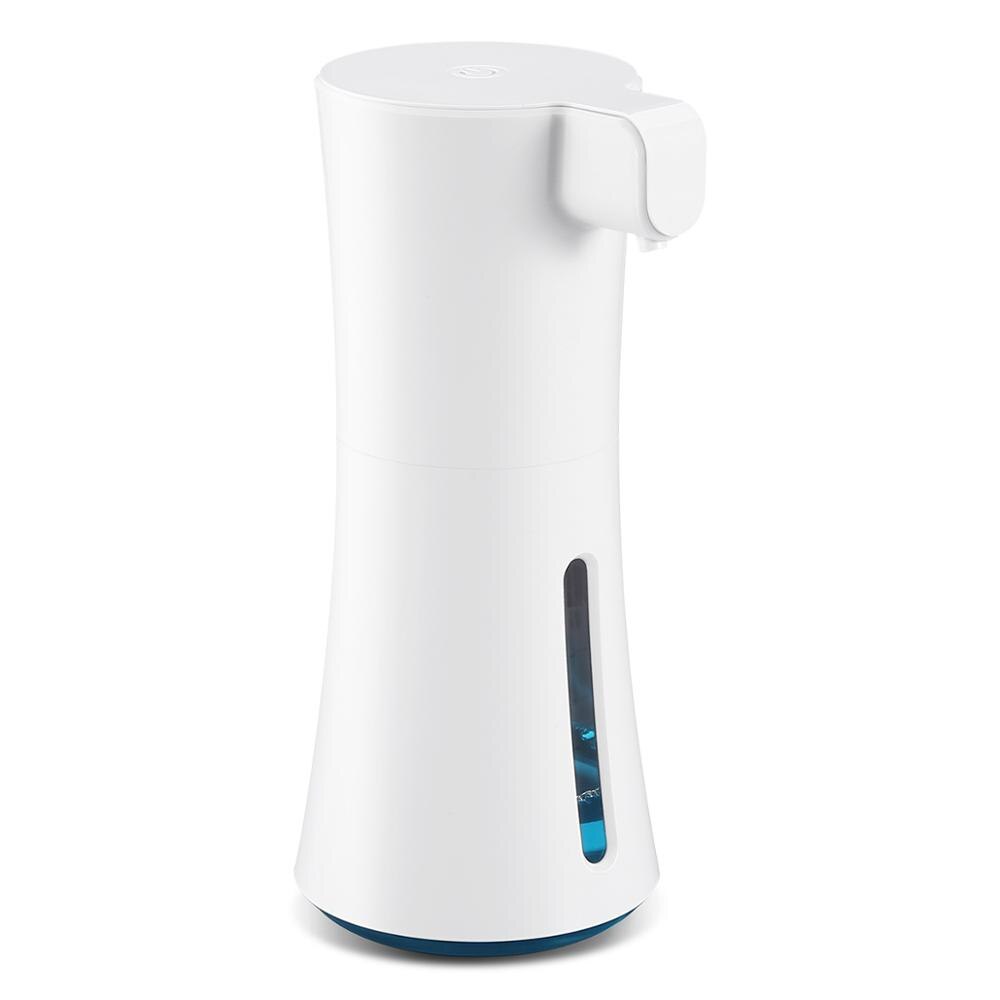 Dispensador de jabón líquido inteligente de 250ml Dispositivo de lavado de manos con Sensor infrarrojo de espuma de inducción sin contacto automático: Gris claro