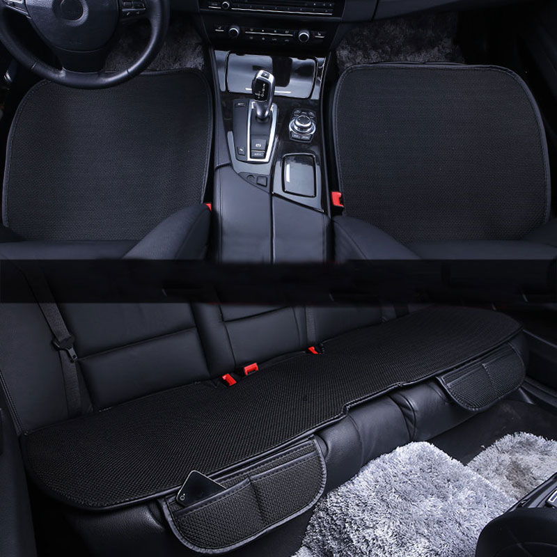 Auto bekleding auto stoelhoezen kussen voor ALFA 147 156 159 166 romeo giulietta Giulia Stelvio MiTo: black