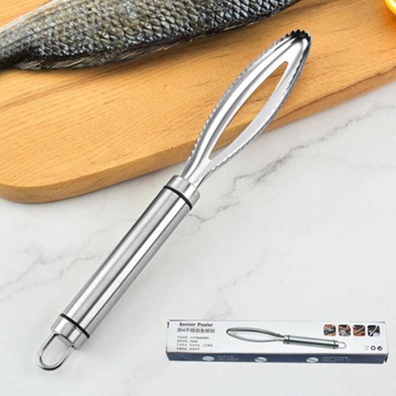 Fischschuppen-Entferner Aus Edelstahl - Praktischer Schaber Für Die Küche