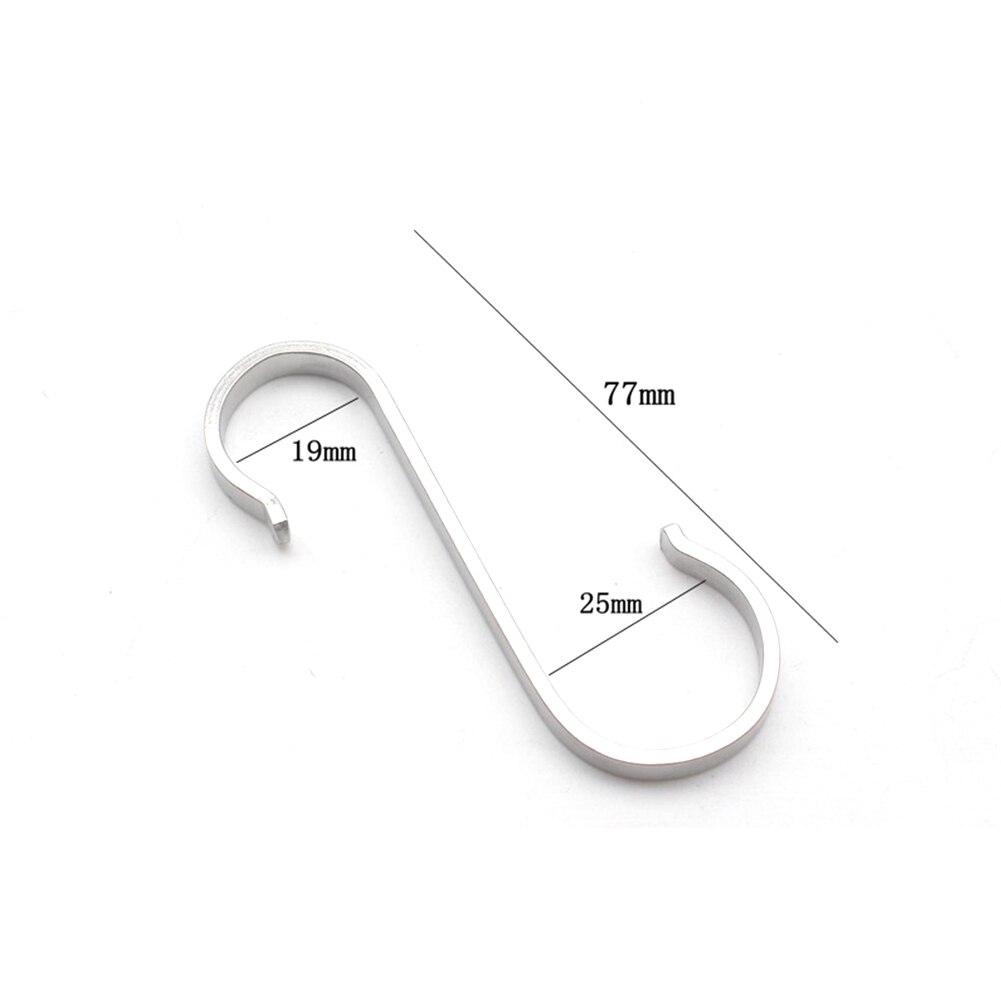 12pc S Haken Flache Edelstahl KleiderbüGel Küche Garten Hängen Utensil Heimat Haken Für Metzger Einkaufen Küche Backen Werkzeuge