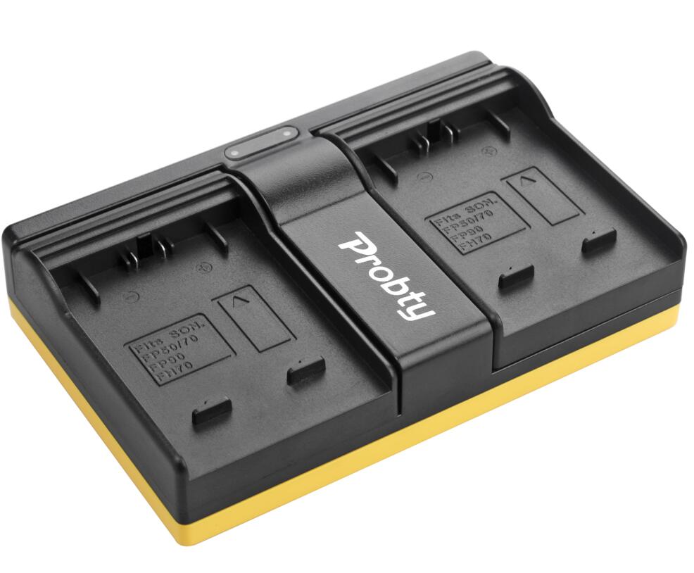 NP-FH50 Batteria + Caricabatterie Per Sony NP-FH40 DSC-HX1 HX100V DSLR A230 A330 DCR-SR42 DCR-SR60 DCR-SR62 DCR-SR80 DCR-SR82: charger only