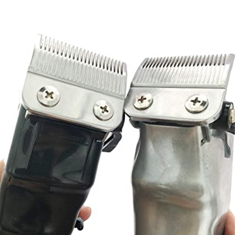 4 Stuks Voor Wahl Magic Clip Cord &amp; Draadloze Vervanging Mes + Mes (Staal Blade)-Goud &amp; Zilver