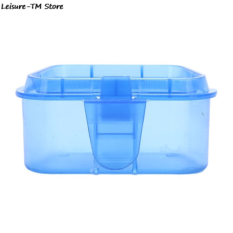 Plastic Fishing Bait Storage Box Live Worms Earthworm Lures Container