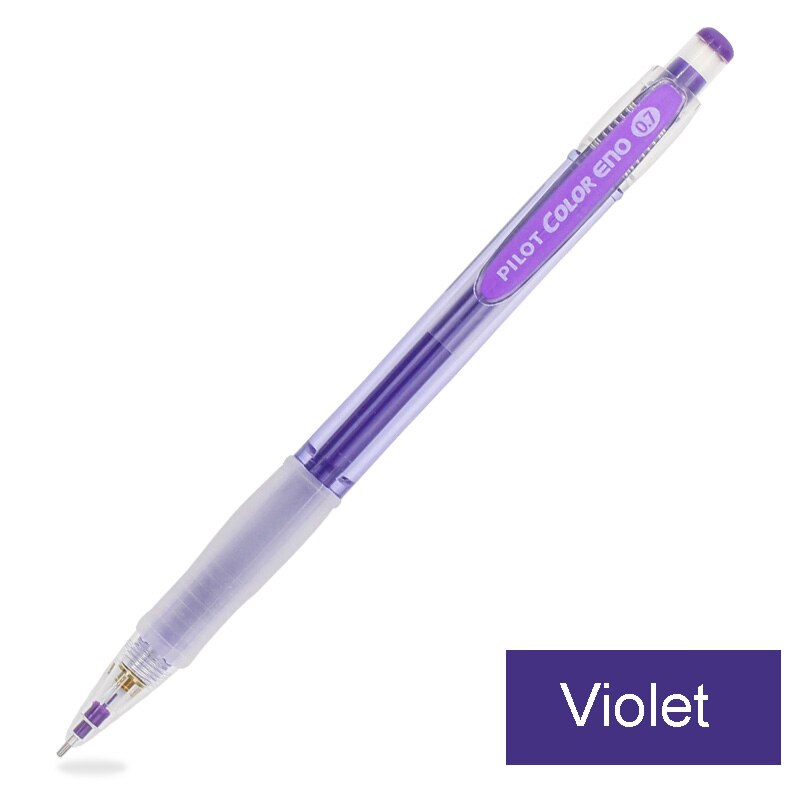 Pilot COLOR ENO Mechanical Pencil 0.7mm 8 Colors Writing Drawing Sketching Pencils Japanese School Supplies HCR-197: Violet