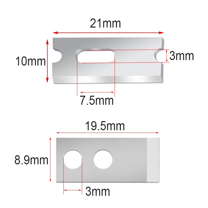 Reserve Messen Vervangen Kabel Stripper Cutter Hi-Speed Staal Voor Rj45 Tang Crimper Strippen Snijgereedschap