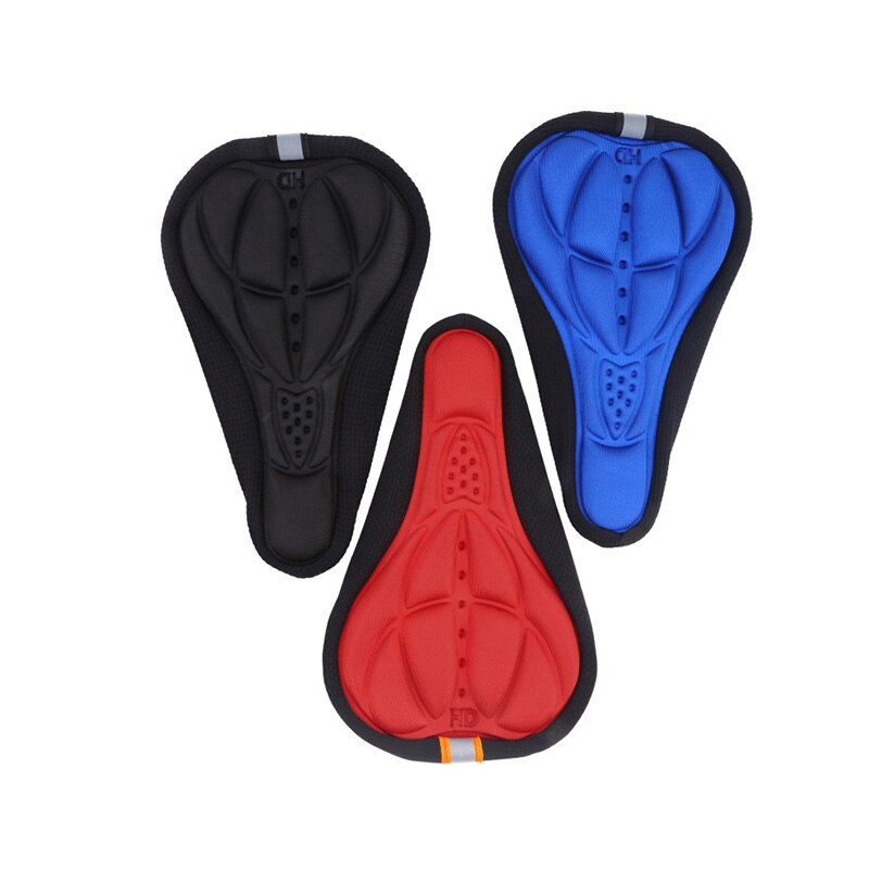 Cykelkudde män kvinnor tjock cykel cykel svampdyna säte sadelskydd utomhus cykel sport pad 3 färger
