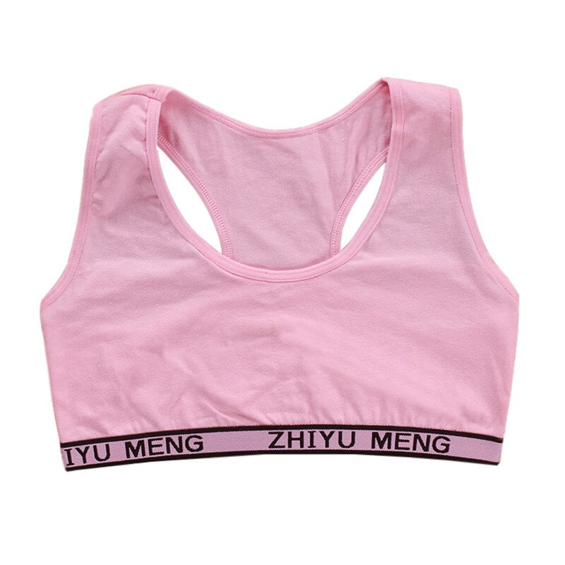 Filles formation soutien-gorge adolescents enfants doux respirant sous-vêtements en coton hauts vêtements