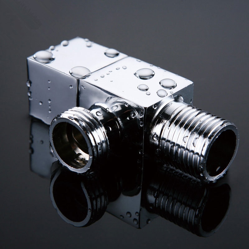 Square Kitchen Bathroom Accessories Angle Valve for Toilet Sink Basin Water Heater Angle Valves 100% Brass