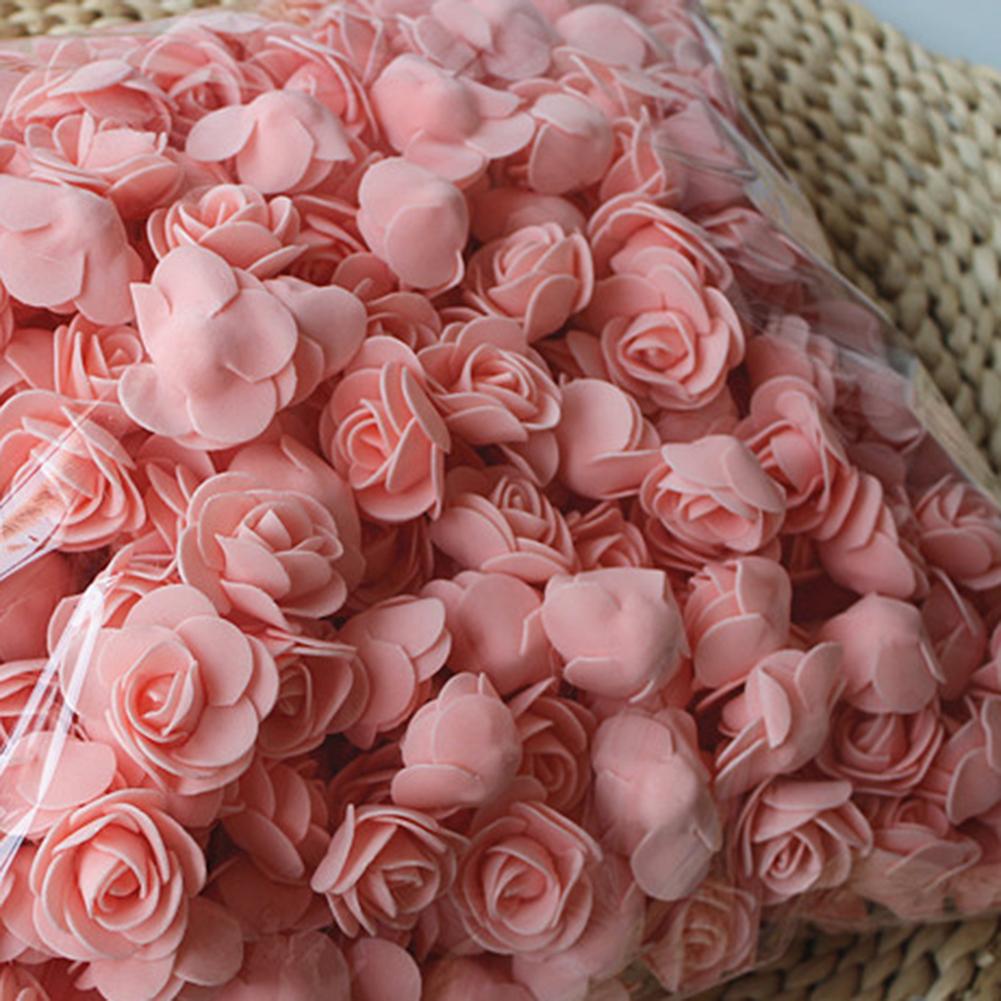 Foam Roses 500pcs Artificial Foam Flower Heads DIY 20cm Teddy Bear Mold PE Rose Bear Accessories Decor Valentine's