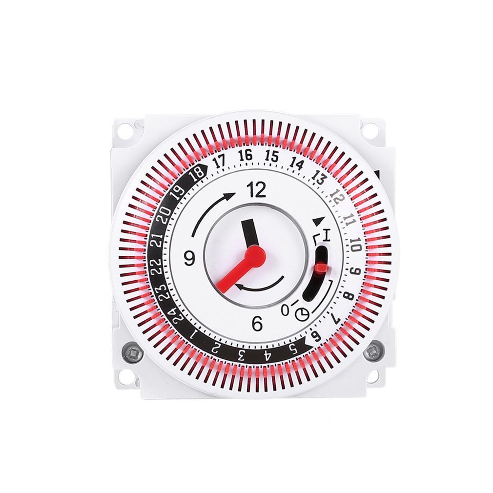 Temporizador mecánico de 250V, temporizador con recordatorio de tiempo, 15min, 24h, controlador de ahorro de energía, interruptor de sincronización Industrial