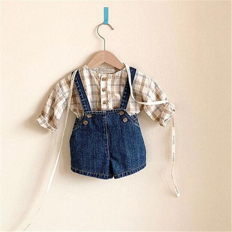 Kids Overalls Katoenen Casual Broek Kinderen Overalls Baby Boy Denim Korte Broek Meisjes Shorts Kids Denim Broek Jongen Shorts