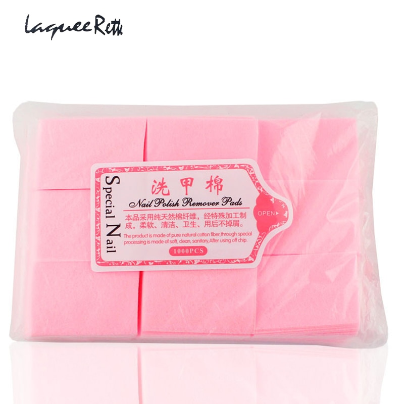 900 stk pink gel lak neglefjerner klude bomuld ren gel neglelak akrylfjerner puder manicure fnugfri klude