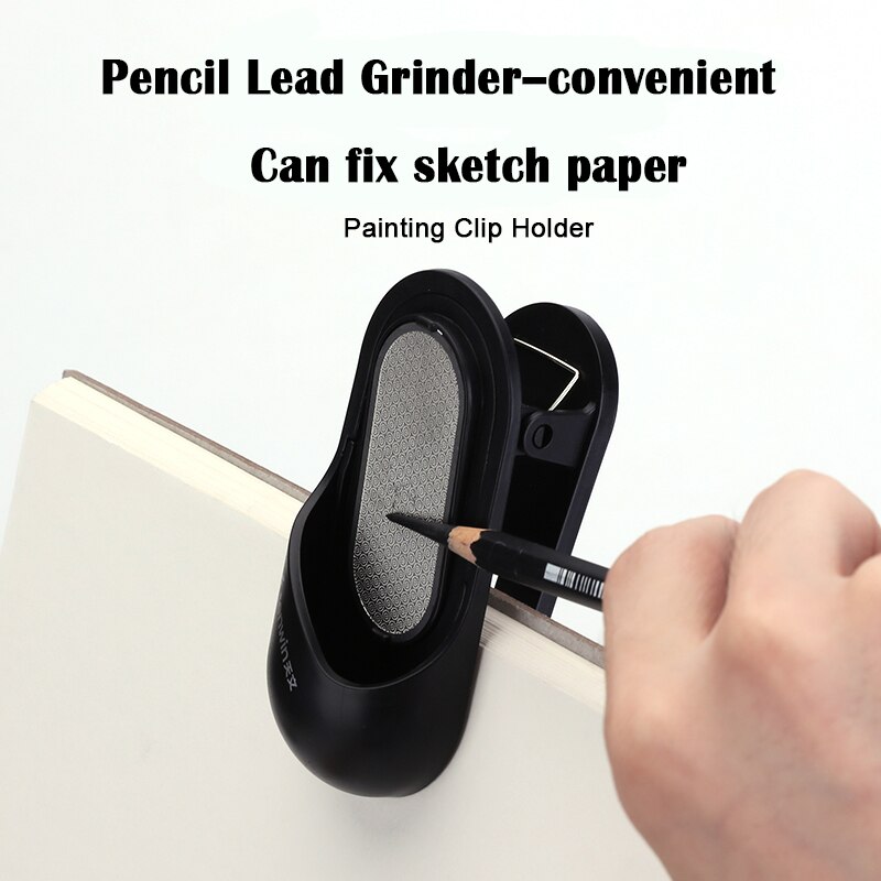Multifunction Pencil Lead Grinder with Painting Clip Holder Art Supplies for Artists Students and Children