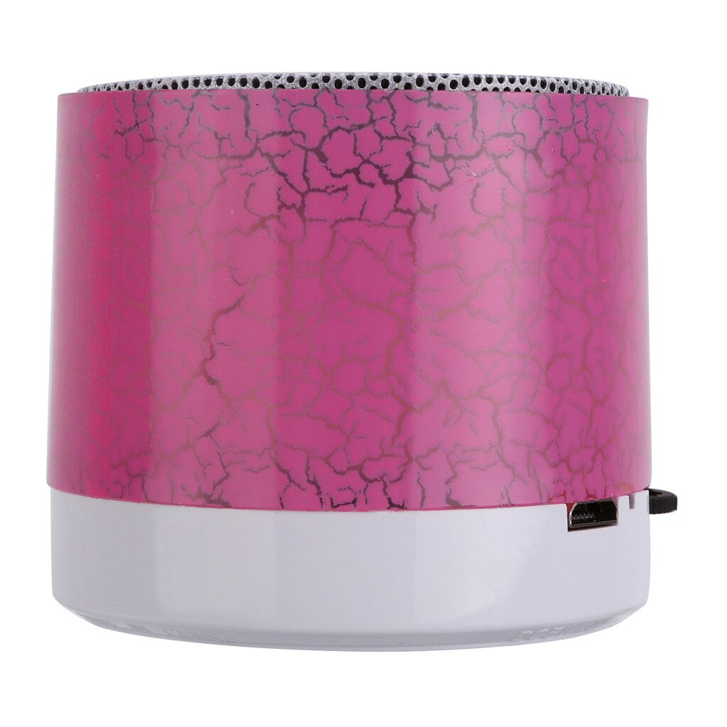 Draagbare mini draadloze stereo led-licht bluetooth luidspreker sd-kaart gratis luidspreker tf usb fm voor samsung computers telefoons