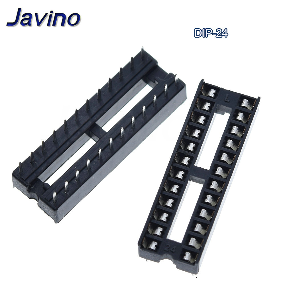 10Stck IC Sockel tauchen6 tauchen8 tauchen14 tauchen16 tauchen18 tauchen20 tauchen28 tauchen40 Stifte Stecker tauchen Buchse 6 8 14 16 18 20 24 28 40 Stift: Gold