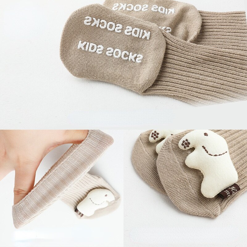 Herfst Winter Zachte Katoenen Baby Meisjes Sokken Pasgeboren Cartoon Baby Sokken Baby Baby Boy Sokken Anti Slip Vloer Sok lente