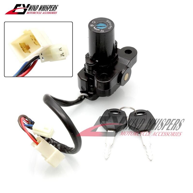 Moottoripyörän tarvikkeet sytytysvirran katkaisin lukko avaimilla yamaha yzf 1000 yzf 600 yzf  r6 r1 fz1 fz6 fz1n fz6n fz1s fz6s