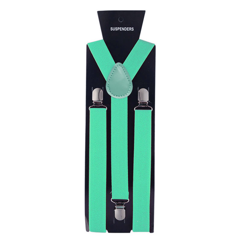 Bretelle per uomo Pantaloni Abbigliamento Bretella per adulti Camicia da uomo Abito da donna Festa di nozze Colori solidi Gonna da abito con bretelle Cinghie