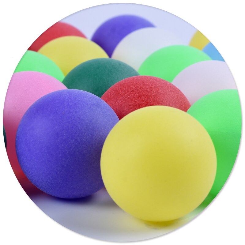 One Pack Colored Ping Pong Balls 40mm Entertainment Table Tennis Balls Mixed Colors For Group Fun Games And Activity Lottery