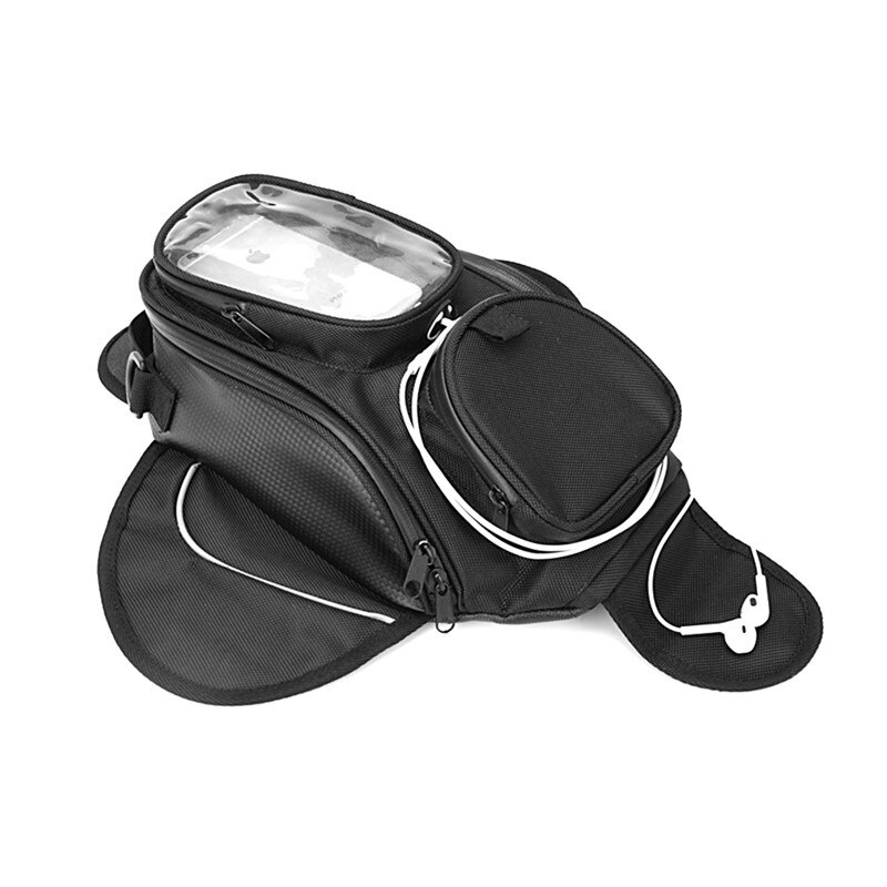 Motorcycle Tank Tas Motorbike Brandstofolietanks Tas Magnetische Tank Bike Zadeltas Motorfiets Tas Grote Scherm