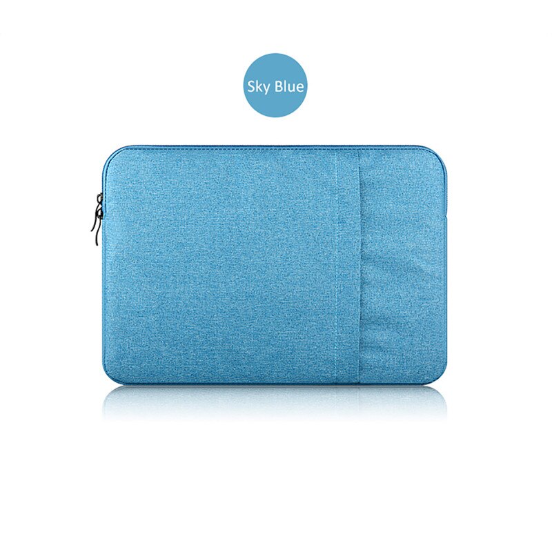 Laptop Tassen Voor Apple Macbook Pro 13 A2228 A2251 Model Zachte Denim Tas Voor Mac Air a2179 Pro 13 Cover: Sky blue