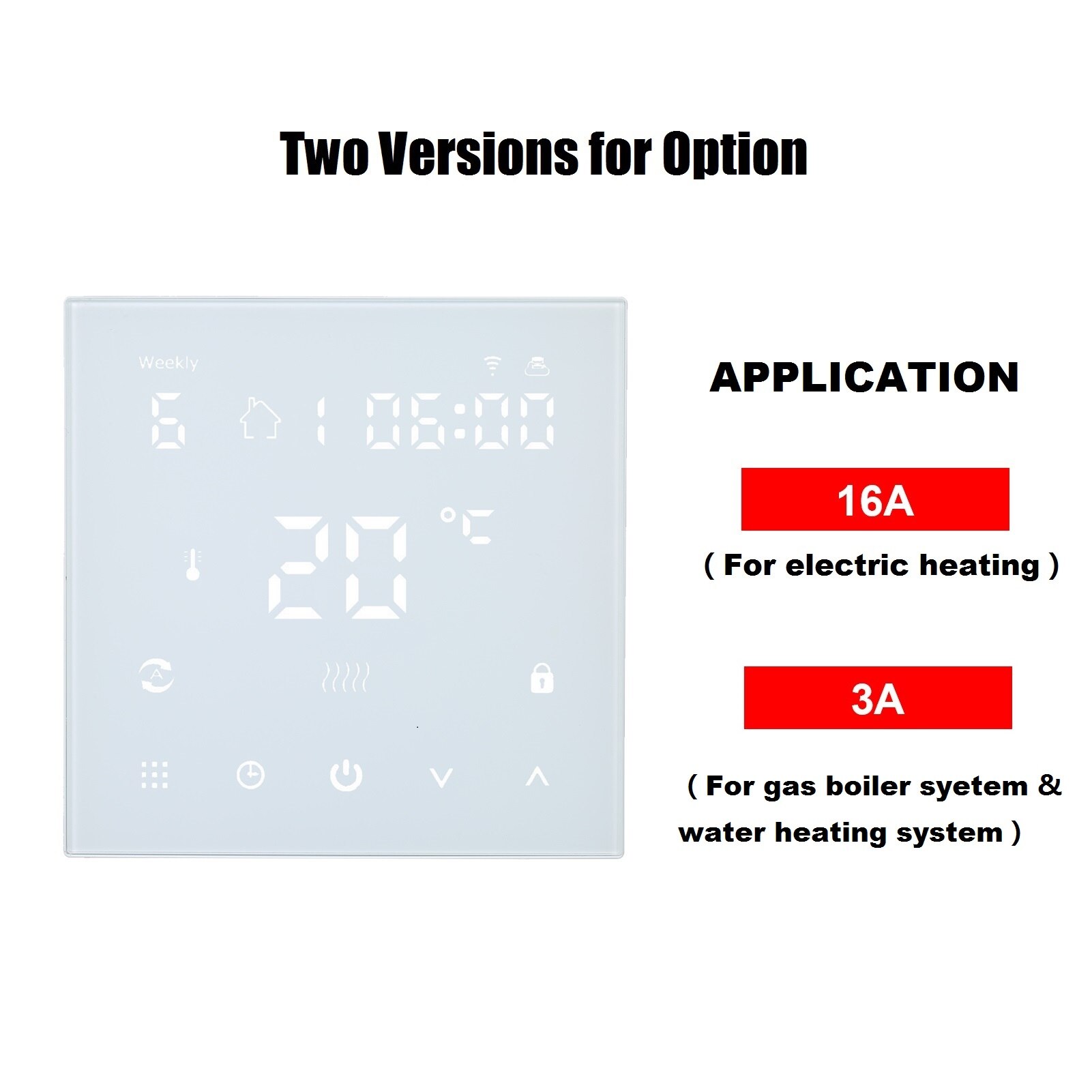 Wi-fi Digitale Thermostaat Temperatuur Controller App Controle 3A Voor Gas Boiler &amp; Water Verwarming/16A Voor Elektrische Verwarming