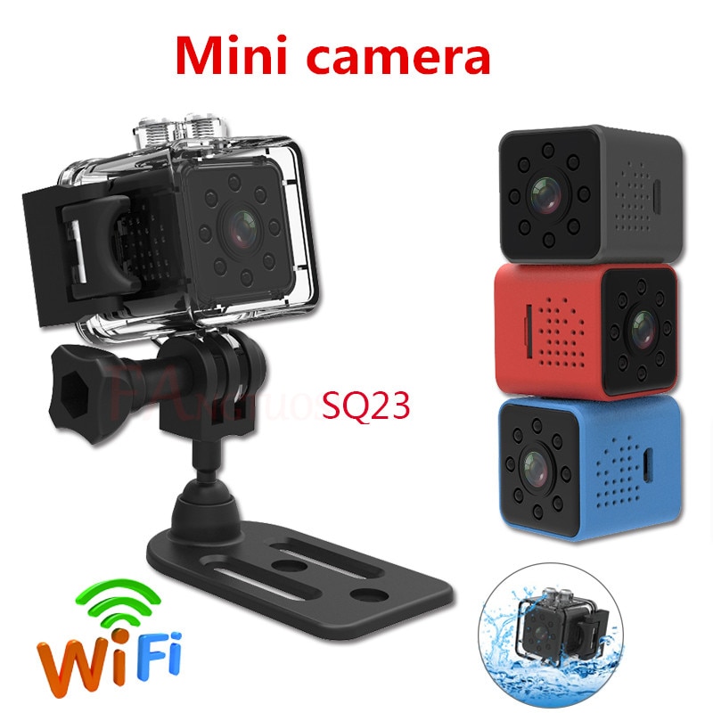 Original Mini caméra WIFI SQ23 FULL HD 1080P Vision nocturne étanche coquille CMOS capteur enregistreur Camcorde